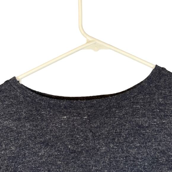 Mango Navy Blue 1/2 Sleeve Knit Casual Pullover Blouse Women Sz S - Picture 5 of 8